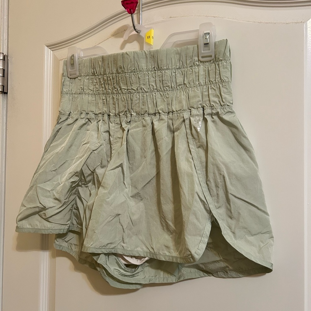 Free People Movement: The Way Home Women’s mint green Shorts - Picture 2 of 7